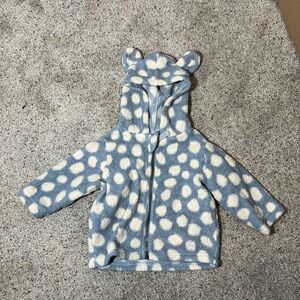 Hannah Anderson Baby Bear Jacket In Recycled Marshmallow